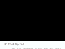 Tablet Screenshot of drjohnfitzgerald.com
